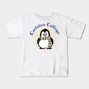 Carleton Scarf Penguin Kids T-Shirt